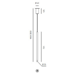 Подвесной светильник Axo Light Virtus VIRTUS SUSPENSION LAMP 101 07