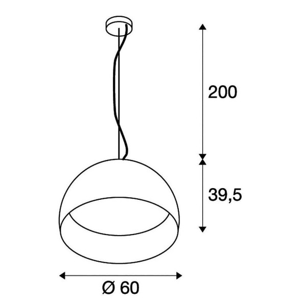 Подвесной светильник SLV Bela 133897