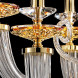 Люстра Euroluce Atalia L8+4 gold Amber