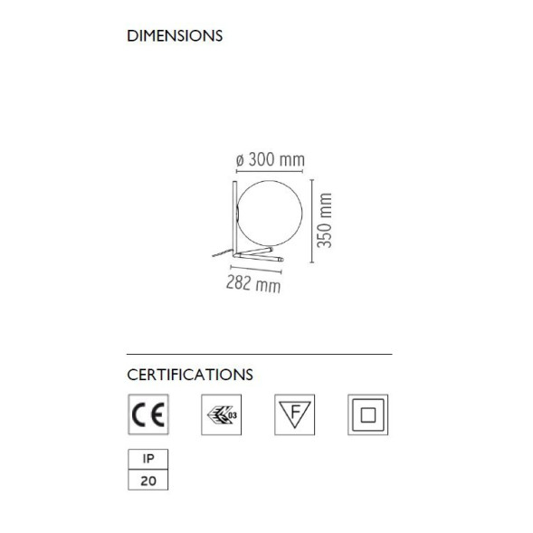 Настольная лампа Flos IC Lights IC T2 Brushed brass F3172059