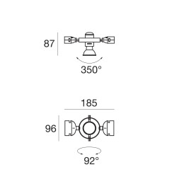Светильник для струнной системы Linea Light Halley TR4201-3