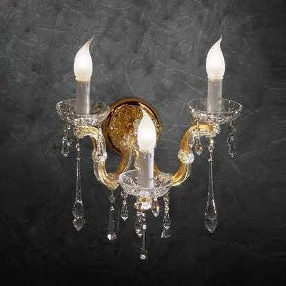 Бра Beby Group Novecento 6306/3A Light gold CUT CRYSTAL