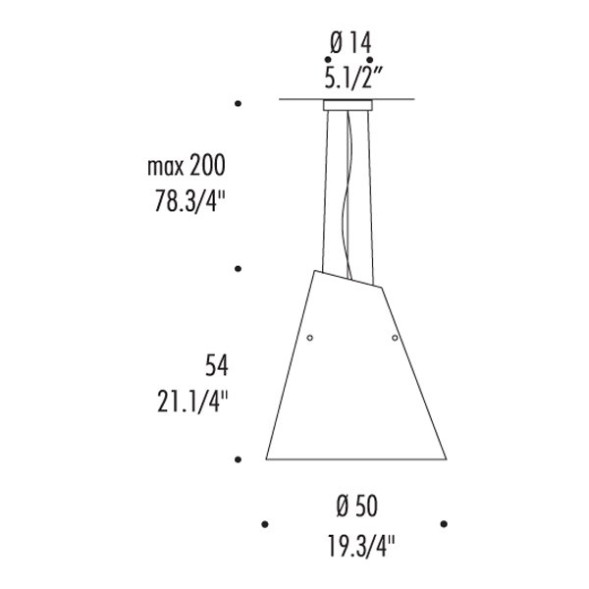Подвесной светильник Leucos MICENE S 0003215