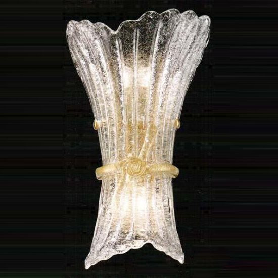 Настенный светильник Italamp 27/APM Transp.-gold/ O