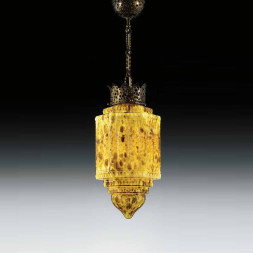 Подвесной светильник MM Lampadari Rococo 6858/1 11 V2493 Yellow