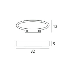 Настенный светильник Linea Light Heli 8456