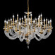 Люстра Euroluce Atalia L12+6+6 gold Clear