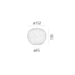 Настольный светильник Artemide Meteorite 1703110A