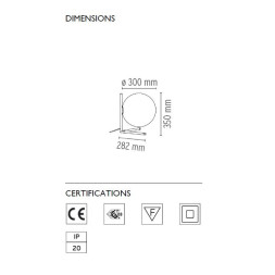 Настольная лампа Flos IC Lights IC T2 Chrome F3172057