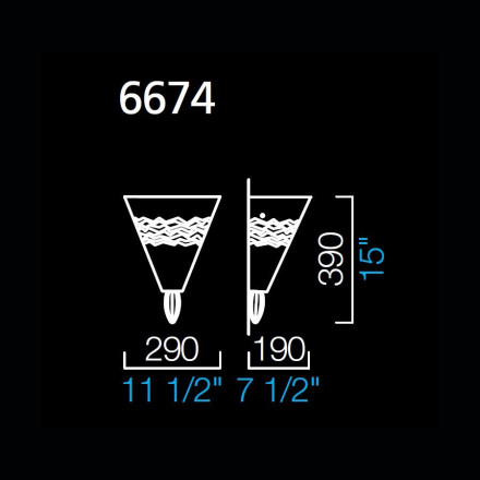 Настенный светильник Barovier&amp;Toso New Rinascimento 6674/NN