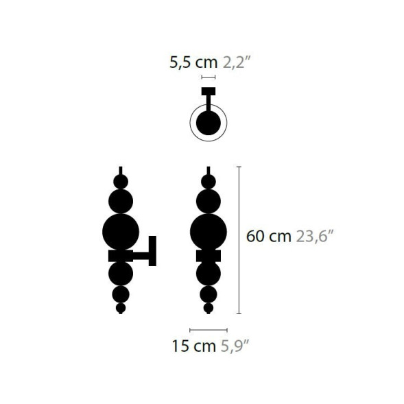Бра Ilfari Tears from Moon W1 13202 02