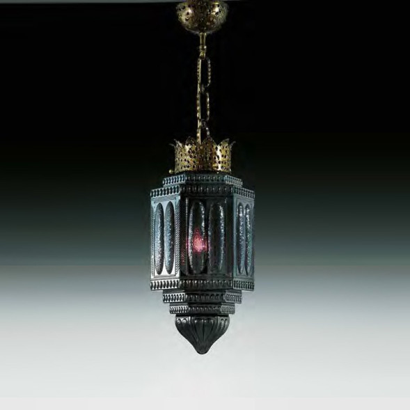 Подвесной светильник MM Lampadari Rococo 6858/1 00 V2493 Nero