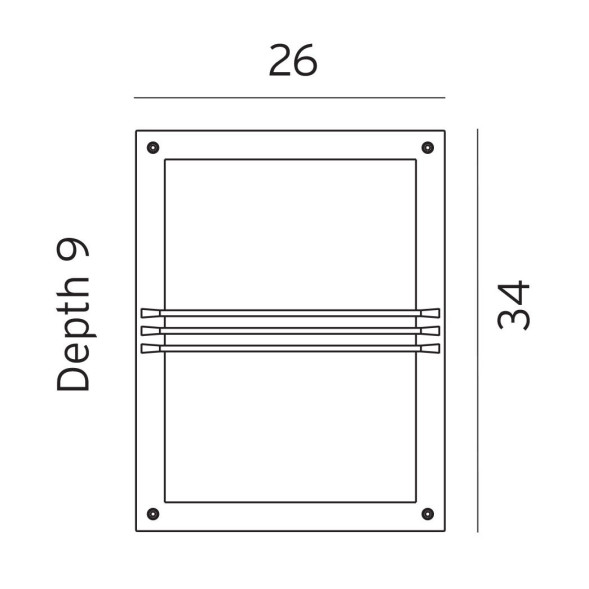 Уличный настенный светильник Norlys Nordkapp 1620AL