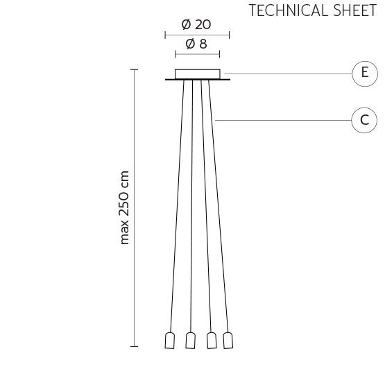 Основа подвеса Karman Ceraunavolta SE134 1S INT