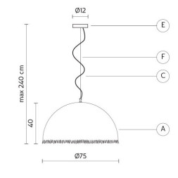 Подвесной светильник Karman Plancton SE649/1GB
