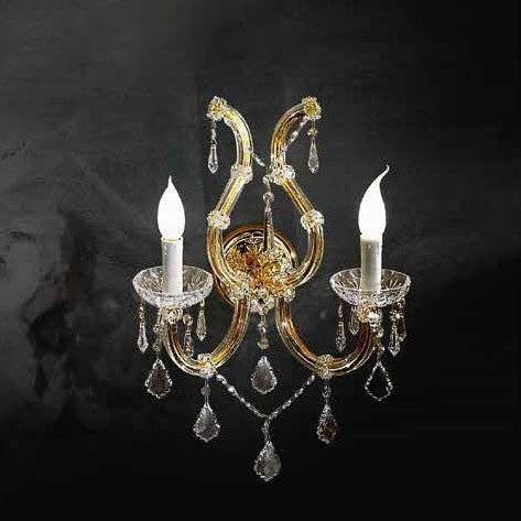 Бра Beby Group Novecento 785/2A Light gold CUT CRYSTAL