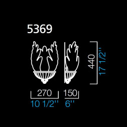 Настенный светильник Barovier&Toso Palace 5367/CR