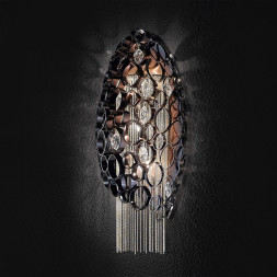 Настенный светильник IDL Chrysalis 448/3adx black nickel