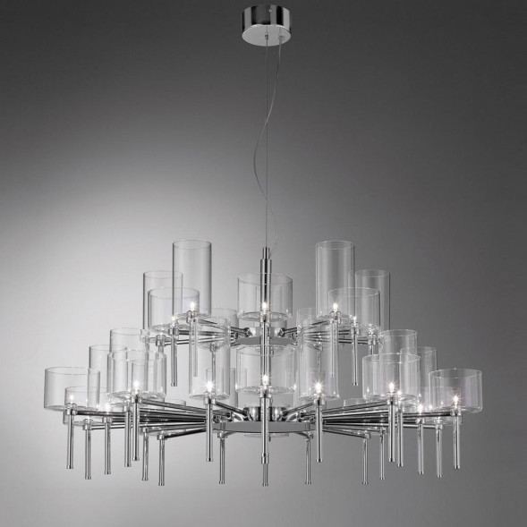 Люстра Axo Light Spillray SP SPIL 30 Cristallo SPSPIL30CSCR12V