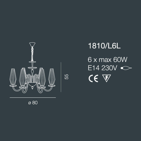 Люстра Bellart Karma 1810/L6L 05/P04