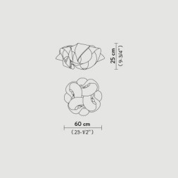 Потолочный светильник Slamp Fabula CEILING L FAB90PLF0003LE000