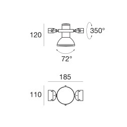 Светильник для струнной системы Linea Light Halley TR4202-3