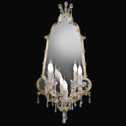Бра Beby Group Novecento 440/3S Light gold CUT CRYSTAL