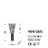 Настенный светильник IDL Corten 469/3AG silver corten with chrom