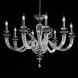 Люстра Euroluce Atalia L8 silver Amethyst