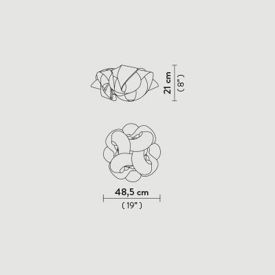 Потолочный светильник Slamp Fabula CEILING S FAB90PLF0000LE000