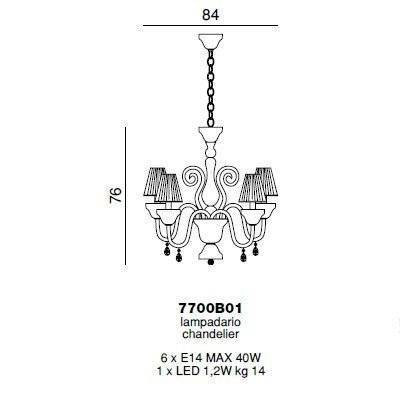 Люстра Beby La Femme 7700B01 Gold Golden Teak 322 SW Golden Teak