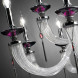 Люстра Euroluce Julienne L8+4 chrome Clear