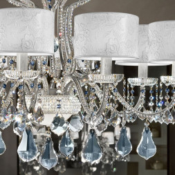 Люстра Masiero Gala 8+2 /V97/ PIZ/17/WH