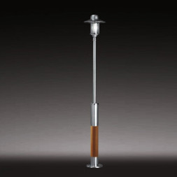 Садово-парковый фонарь Garden Light futura wood 95028W SS