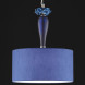 Подвесной светильник Euroluce Bora S1 Shade Nichel Blue