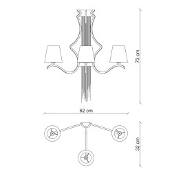 Бра Baga Bespoke Sinuosa SN07 M04 | T23 cat. C