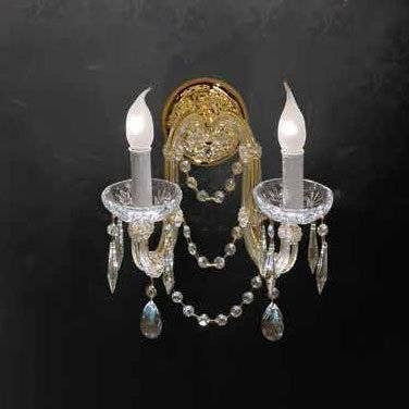 Бра Beby Group Novecento 6314/2A Light gold CUT CRYSTAL