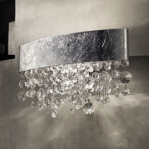 Настенный светильник Masiero Ola A1 OV 30 silver leaf