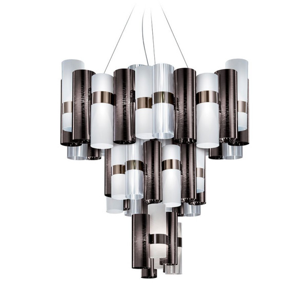 Подвесной светильник Slamp La lollo SUSPENSION XL PEWTER WHITE LAL87SOS0004PE000