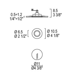 Встраиваемый светильник iTRE SD-086 0001252