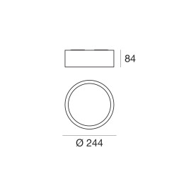 Потолочный светильник Linea Light Box 8238N