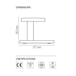 Настольный светильник Flos Piani Big Wood F5835068