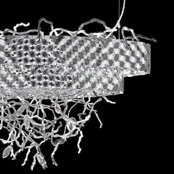 Подвесной светильник IDL Groovy 464/6 pure steel