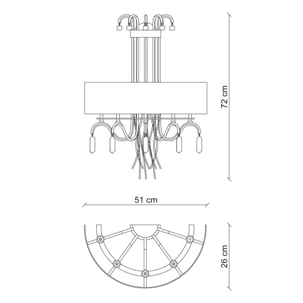 Бра Baga Bespoke Stravagante ST06 M05 | T20 cat. C