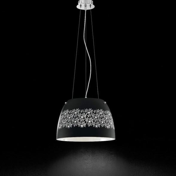 Подвесной светильник Renzo Del Ventisette Shine S 14368/40 Nero
