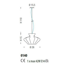 Подвесной светильник Sylcom Sweet 0140 AV