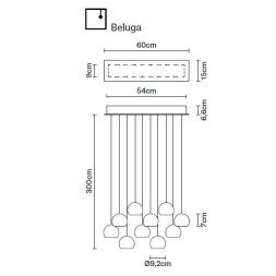 Подвесной светильник Fabbian Beluga Colour F32 A28 00