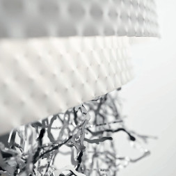 Подвесной светильник IDL Groovy 464/12 white velvet with pure steel