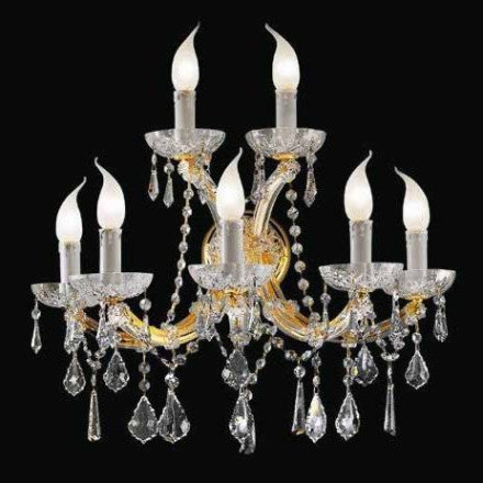 Бра Beby Group Novecento 6315/5A Light gold CUT CRYSTAL