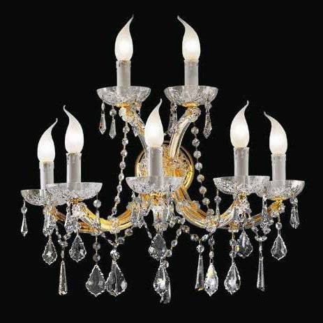 Бра Beby Group Novecento 6315/5A Light gold CUT CRYSTAL